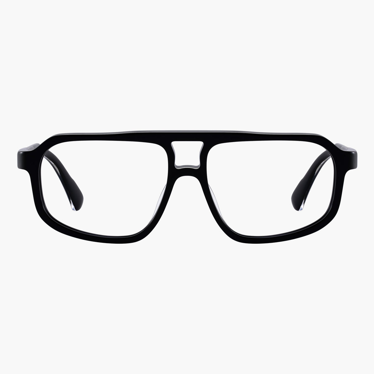 Radix Eyeglasses Black Silver