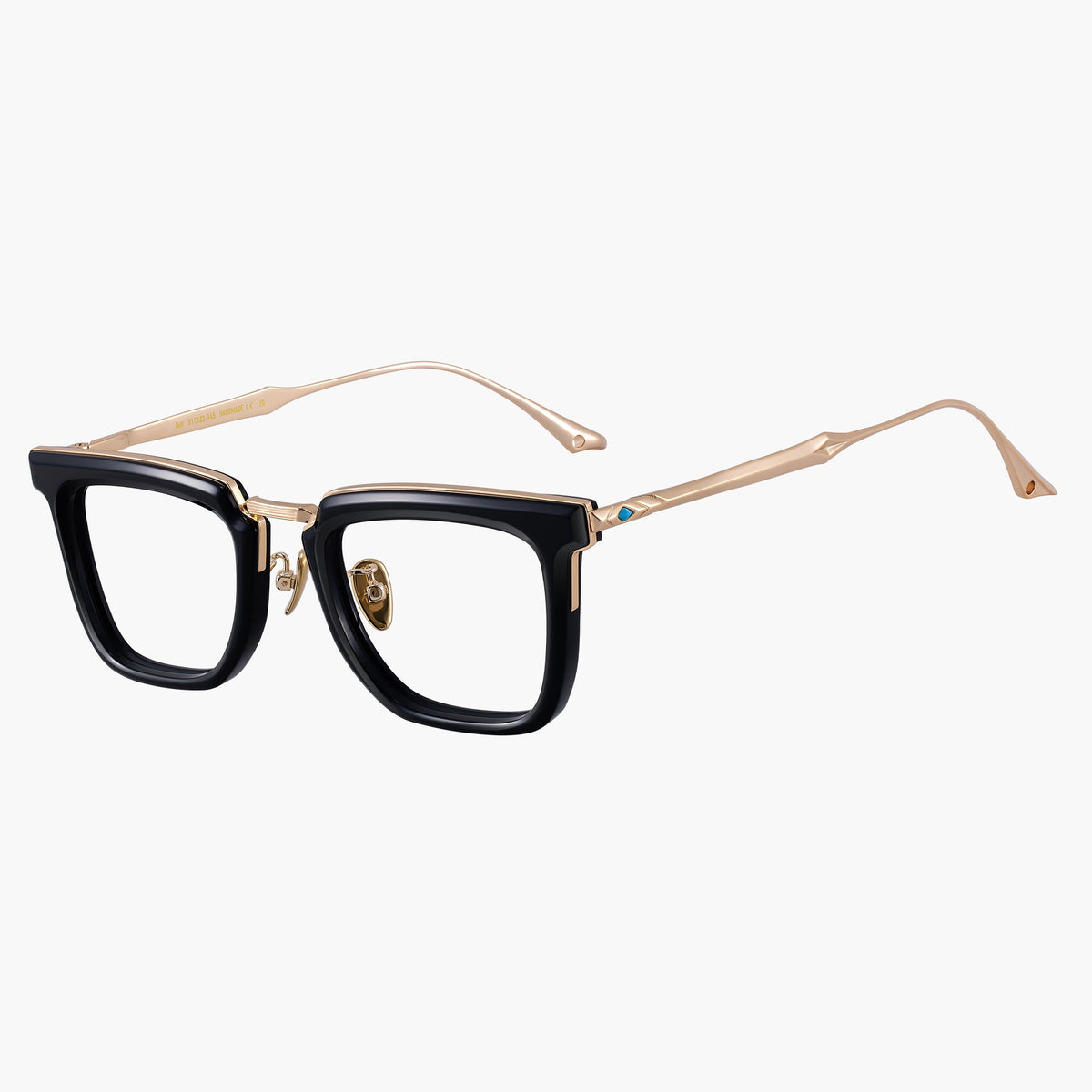 Jett Eyeglasses Black Gold