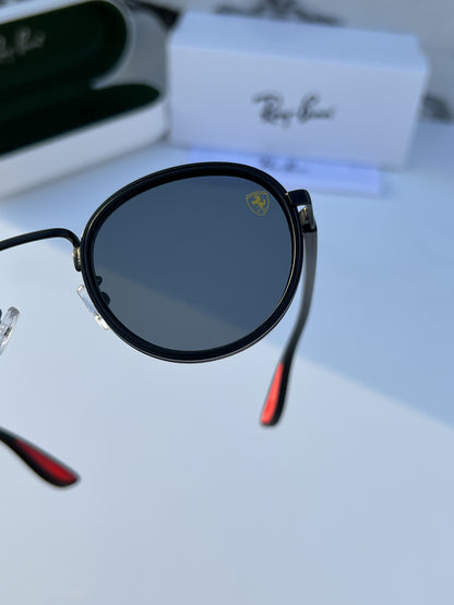 RB #2 METAL FULL BLACK UV-400 SUNGLASSES