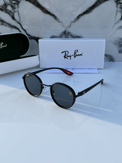 RB #2 METAL FULL BLACK UV-400 SUNGLASSES