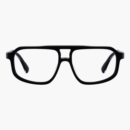 Radix Eyeglasses Black Silver
