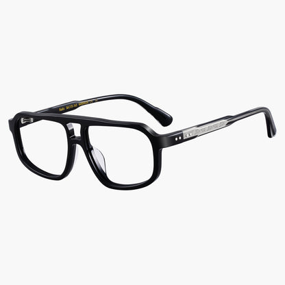 Radix Eyeglasses Black Silver