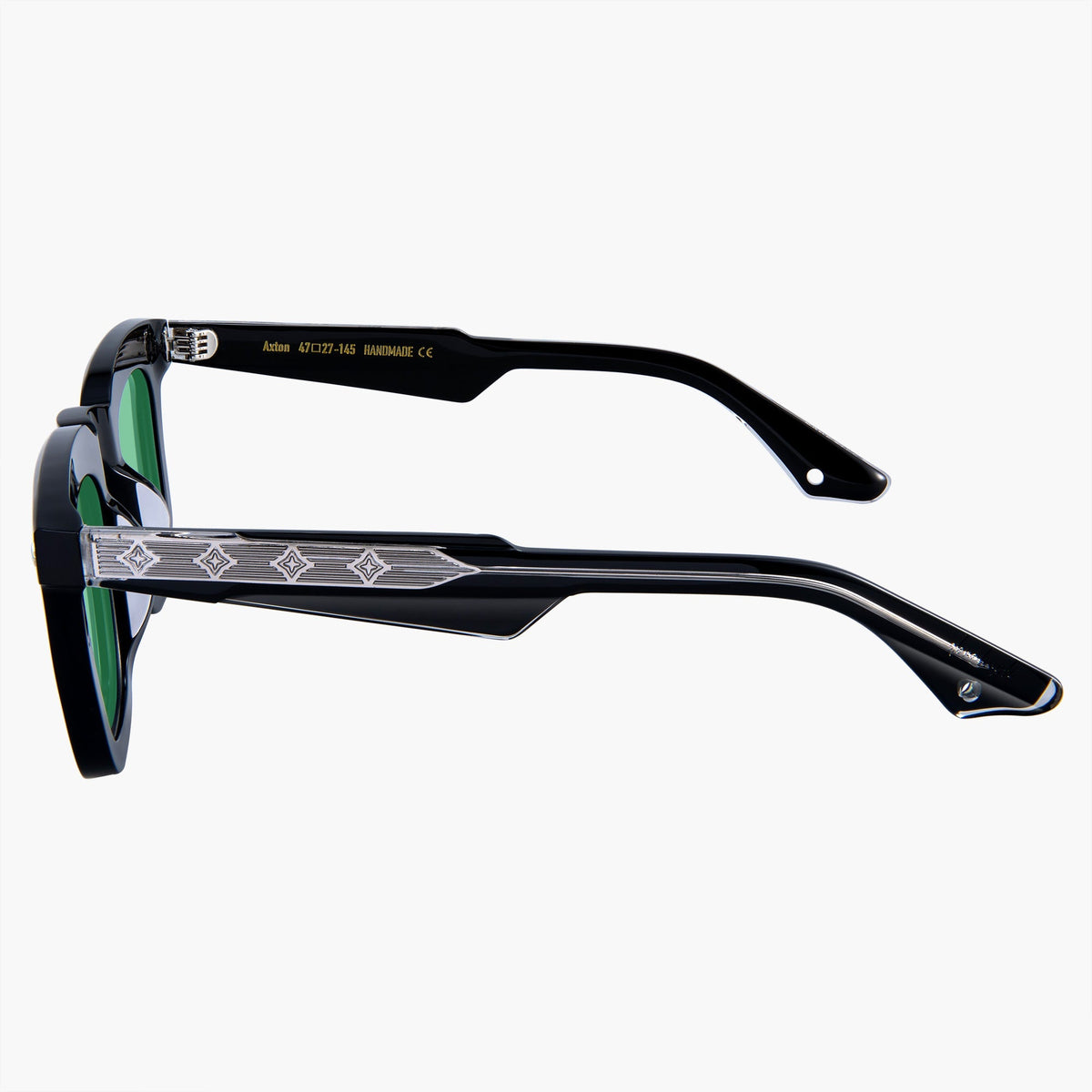 Axton Sunglasses Black Silver
