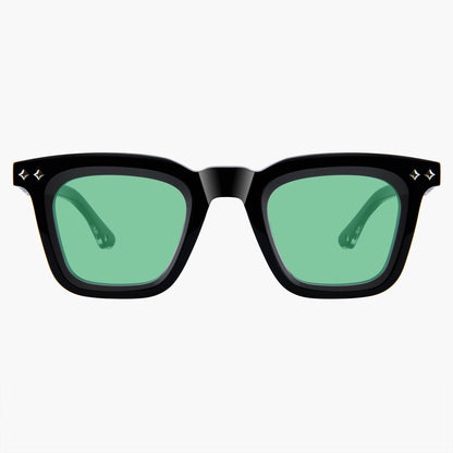 Axton Sunglasses Black Silver