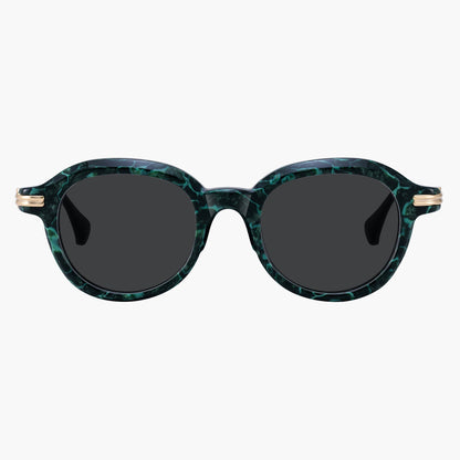 Baron Sunglasses Green Tortoise