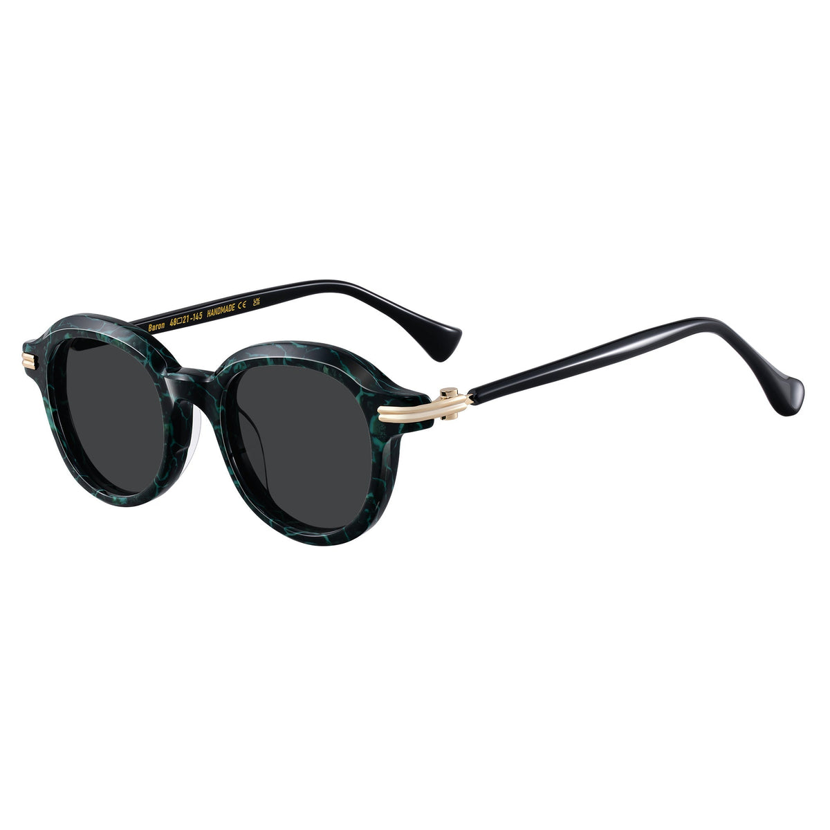 Baron Sunglasses Green Tortoise