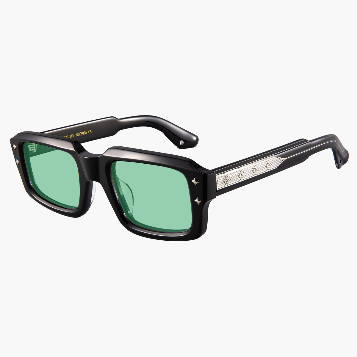 Bridge Sunglasses Black Green