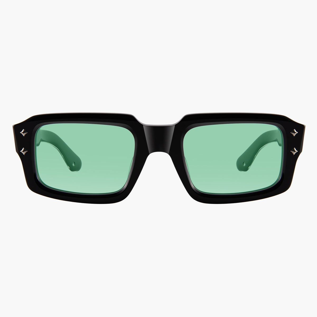 Bridge Sunglasses Black Green
