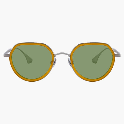 Clark Sunglasses Orange Green