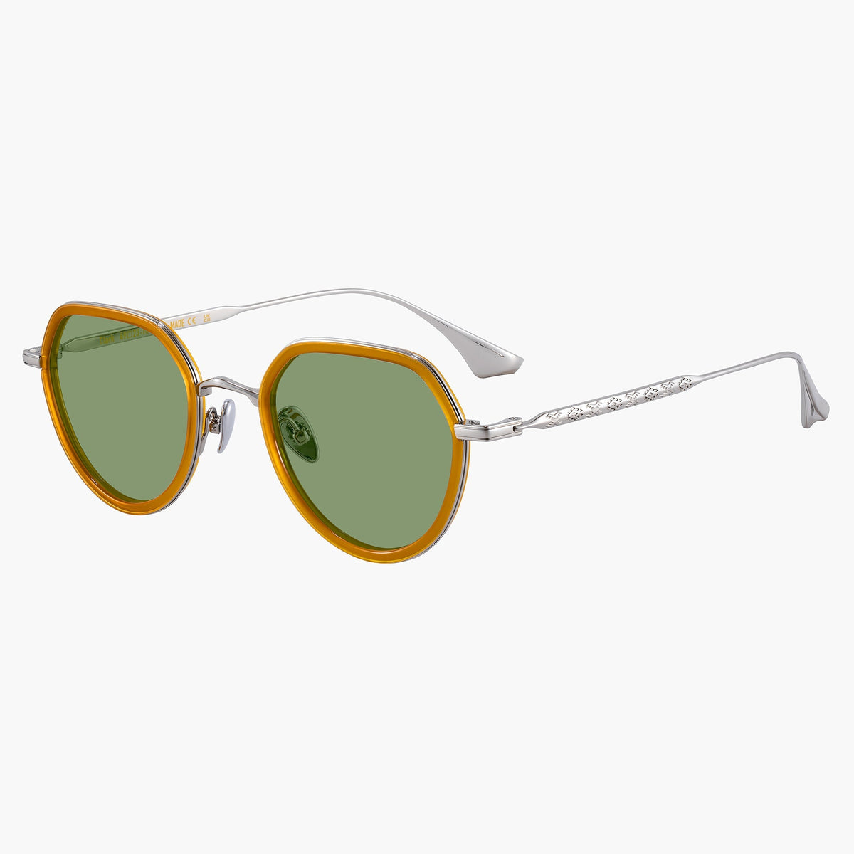 Clark Sunglasses Orange Green