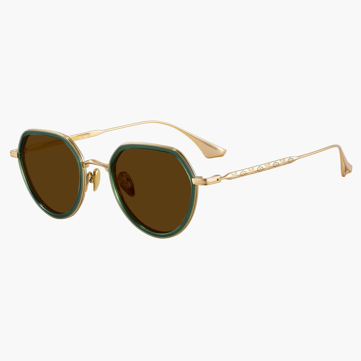 Clark Sunglasses Green Brown
