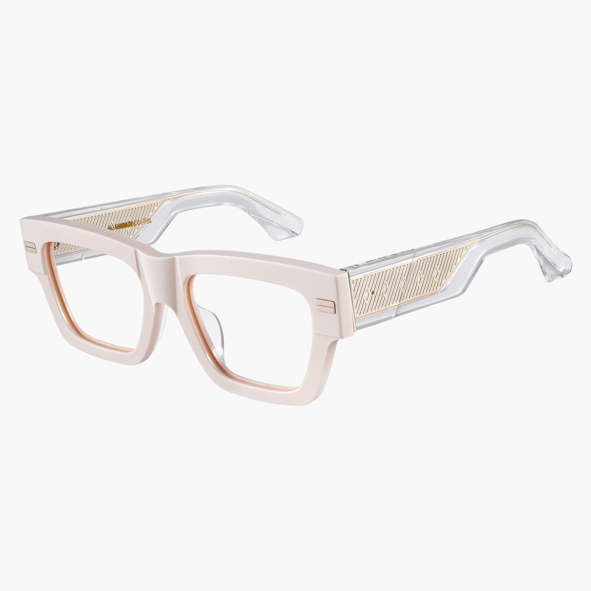 Colson Eyeglasses Trans White