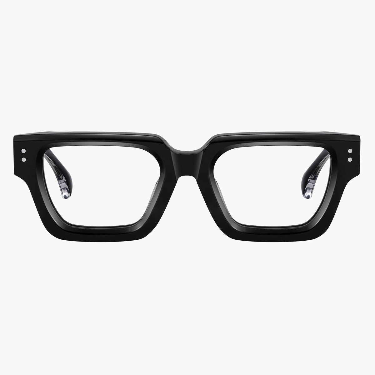 Groove Eyeglasses Black Silver