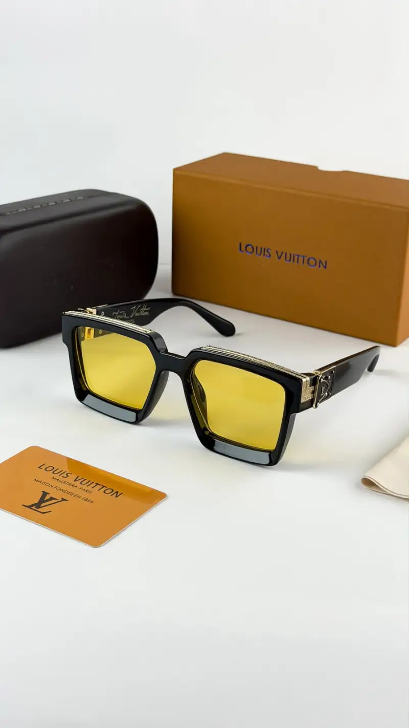 LV #17 FIBER BLACK POLARISED SUNGLASSES