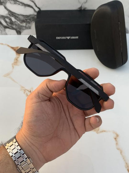 AR #1 FIBER BLACK POLARISED SUNGLASSES