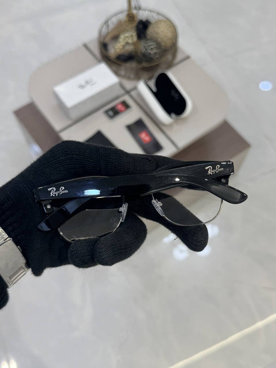 RB #26 METAL BROWN UV-400 SUNGLASSES
