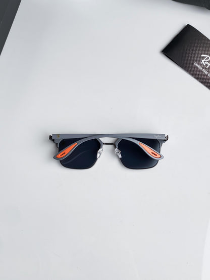 RB #8 FIBER BLACK POLARISED SUNGLASSES