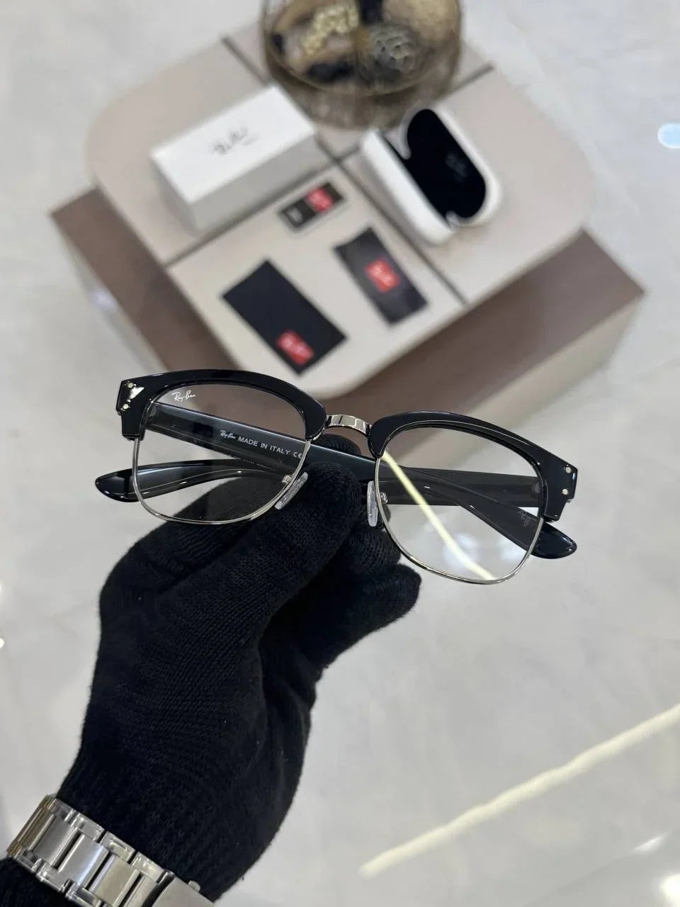 RB #26 METAL BROWN UV-400 SUNGLASSES