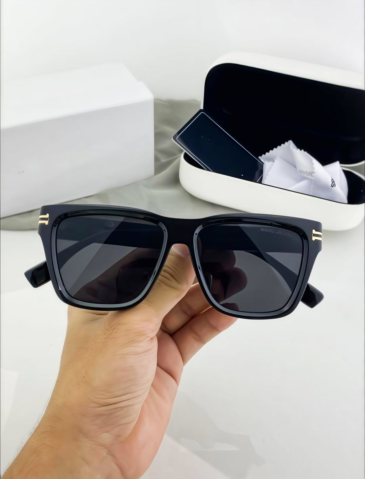 MJ #4 FIBER BLACK POLARISED SUNGLASSES