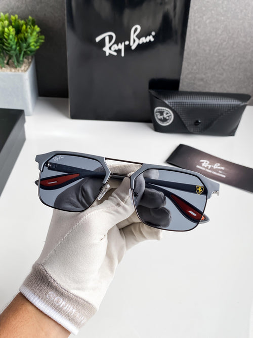 RB #8 FIBER BLACK POLARISED SUNGLASSES