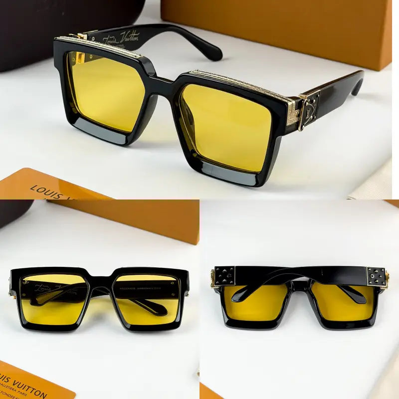 LV #17 FIBER BLACK POLARISED SUNGLASSES