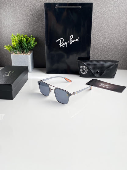 RB #8 FIBER BLACK POLARISED SUNGLASSES