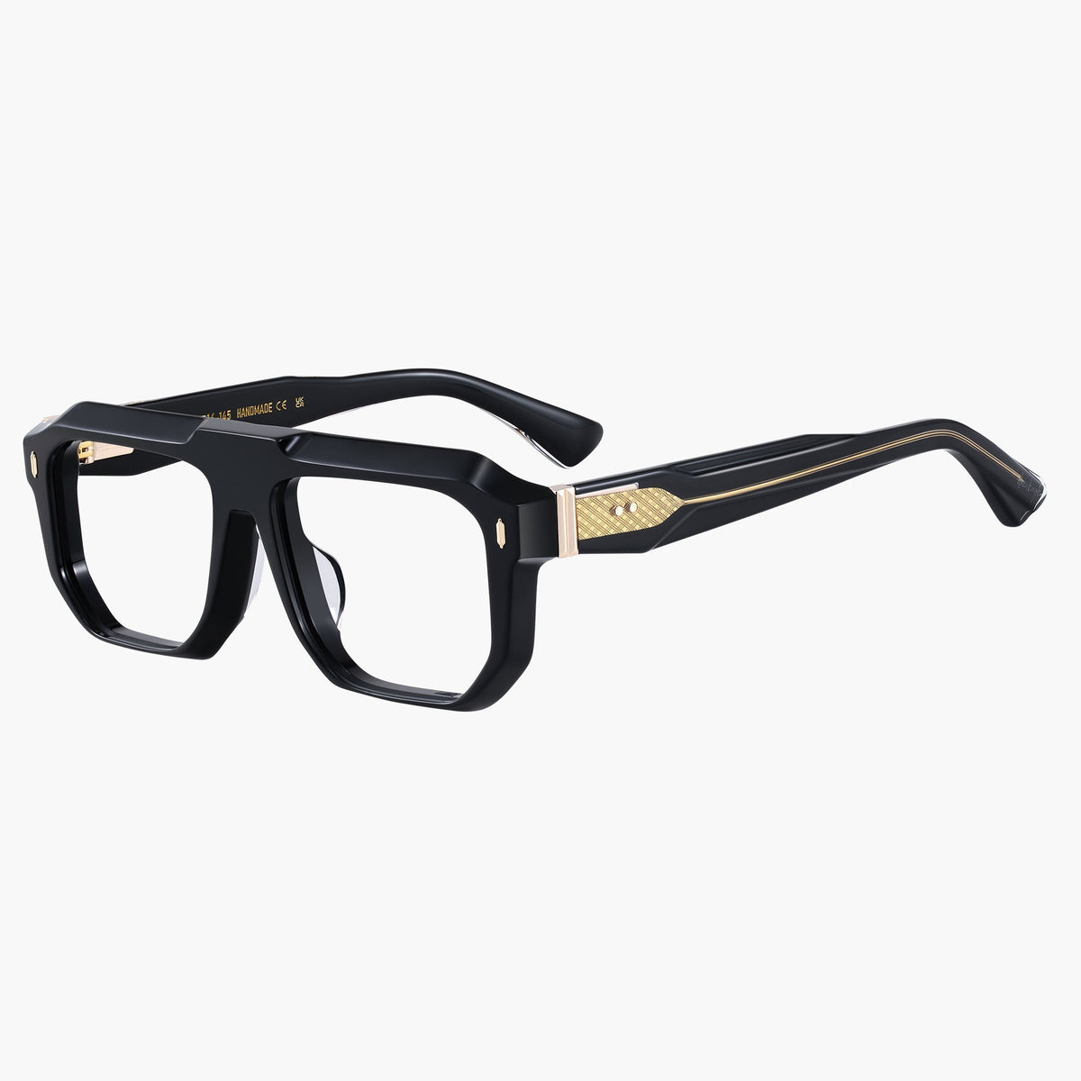 Rook Eyeglasses Black Gold