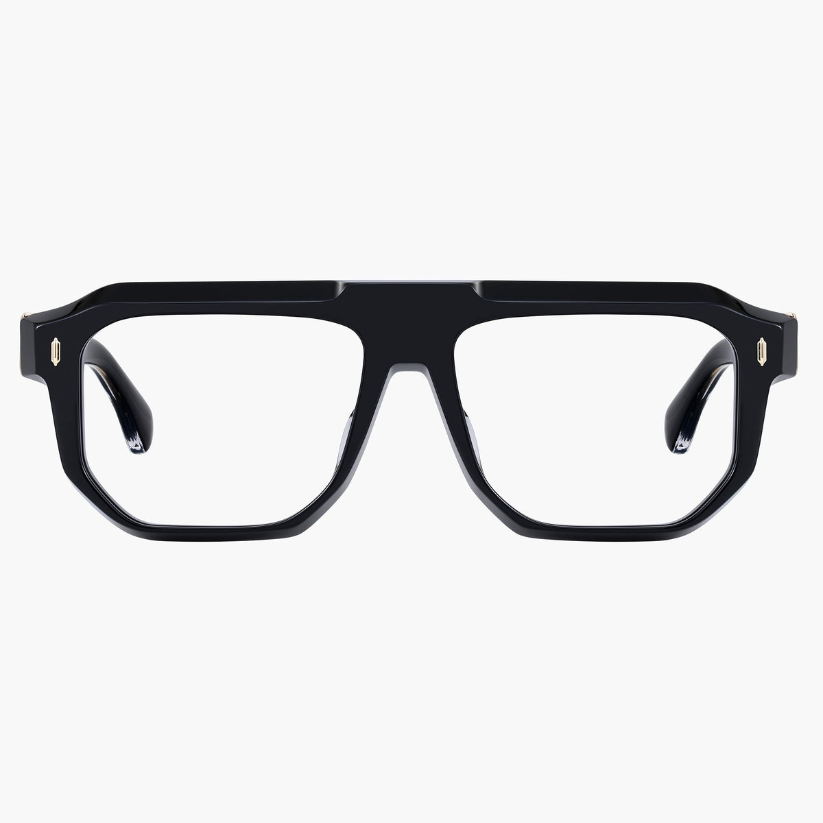 Rook Eyeglasses Black Gold